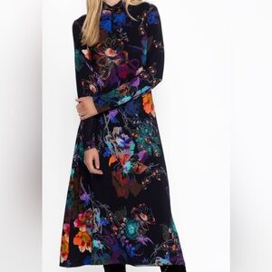 Johnny Was JANIE FAVORITE SEAMED MOCK NECK DRESS